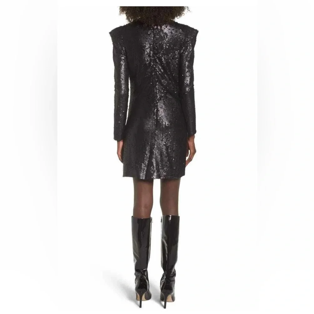 Leith Black Off the Shoulder Long Sleeve Bodycon Dress